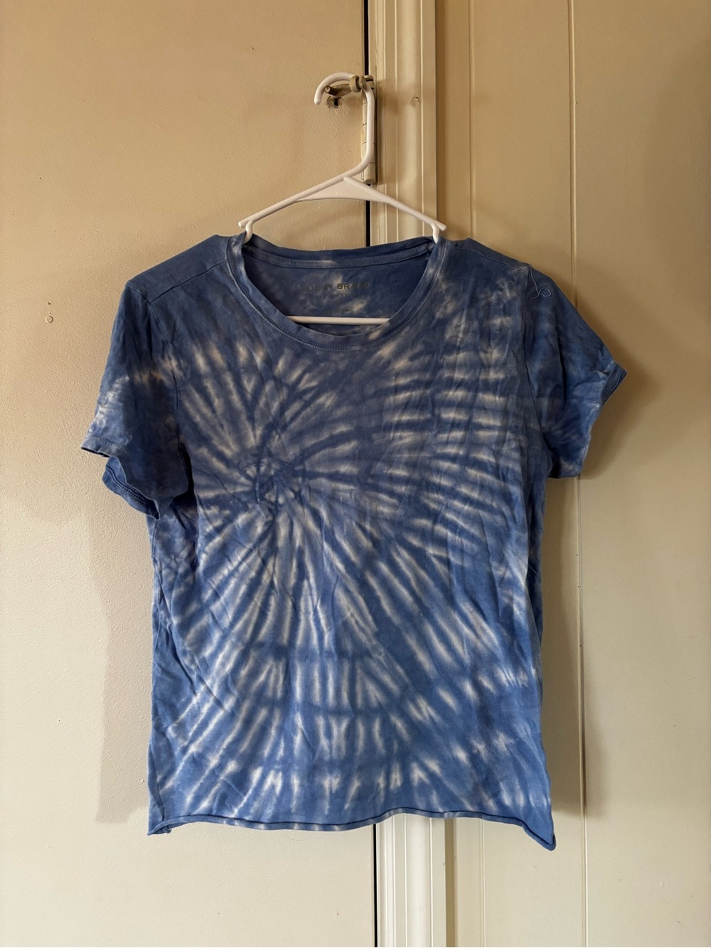Blue Tie-Dye Woman’s Short Sleeve Tee